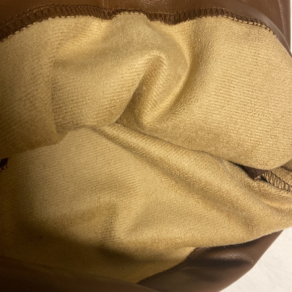 Lulu’s • Take a Ride Brown Vegan Leather Paperbag Waist Shorts - Picture 8 of 10